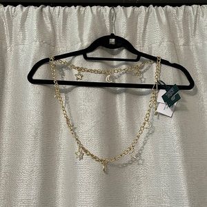 Gold Chain Charm Belt